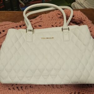 Vera Bradley White Quilted Women's Bag